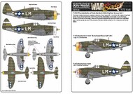  Kits-World/Warbird Decals  1/72 Republic P-47C/D Thunderbolts of the 56th Fighter Group.P-47D (Razorback) WBS172246