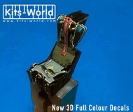  Kits-World/Warbird Decals  1/32 Full Colour 3D WWII Seat Belt decals WBS3D132018