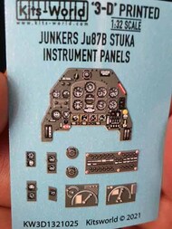 Junkers Ju.87B 'Stuka' - Dive Bomber.3D Full colour Instrument Panel #WBS3D1321025