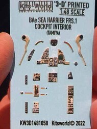 BAe Sea Harrier FRS. screens OFF 3D Full colour Instrument Panels #WBS3D1481058