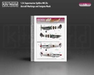  Kits-World  1/24 Stencil MasksSupermarine Spitfire Mk.Ixc WBSM124001
