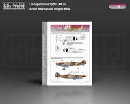  Kits-World/Warbird Decals  1/24 Stencil MasksSupermarine Spitfire Mk.Ixc WBSM124003