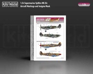  Kits-World/Warbird Decals  1/24 Stencil MasksSupermarine Spitfire Mk.Ixc WBSM124004