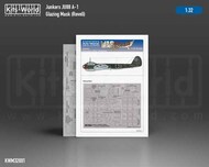 Junkers Ju.88A-1 canopy paint mask outside only #WBSM321001