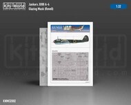  Kits-World/Warbird Decals  1/32 Junkers Ju.88A-4 canopy paint mask outside only WBSM321002