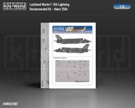  Kits-World/Warbird Decals  1/32 Lockheed-Martin F-35A Lightning II wheels and canopy paint mask outside only WBSM321007