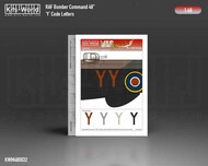  Kits-World/Warbird Decals  1/48 RAF 48 inch Letter 'Y' Bomber Command codes - Pre-Order Item WBSM480032