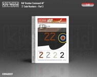  Kits-World/Warbird Decals  1/48 RAF 48 inch Number '2's Bomber Command codes- Part 3 - Pre-Order Item WBSM480039