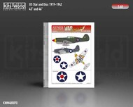  Kits-World/Warbird Decals  1/48 USAAF Star and Disc (1919 1942) - 43 (22.7mm) and 46' (24.4mm) - Pre-Order Item WBSM480070