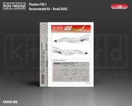  Kits-World/Warbird Decals  1/48 McDonnell F-4 Phantom wheels and canopy paint mask outside only WBSM481008
