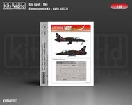  Kits-World/Warbird Decals  1/48 Bae Hawk T Mk.I wheels and canopy paint mask outside only WBSM481013
