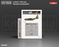  Kits-World/Warbird Decals  1/72 Lockheed C-130E/H Hercules Glazing Mask WBSM720001
