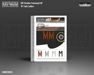  Kits-World/Warbird Decals  1/72 RAF 48 inch Bomber Command Code Letter 'M' - Pre-Order Item WBSM720018