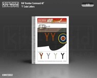  Kits-World/Warbird Decals  1/72 RAF 48 inch Bomber Command Code Letter 'Y' - Pre-Order Item WBSM720032