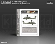  Kits-World/Warbird Decals  1/72 Boeing/Hughes AH-64A Apache wheels and canopy paint mask outside only WBSM721004