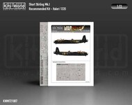  Kits-World/Warbird Decals  1/72 Shorts Stirling Mk.I wheels and canopy paint mask outside only WBSM721007