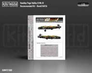  Kits-World/Warbird Decals  1/72 Handley-Page Halifax B Mk.III wheels and canopy paint mask outside only WBSM721008