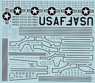  Kits-World/Warbird Decals  1/72 B-36 Peacemaker Stencils and Walkway WBD172003