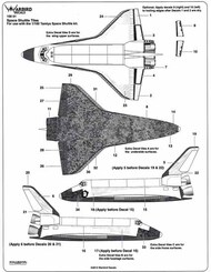  Kits-World/Warbird Decals  1/100 Space Shuttle Tiles (TAM kit) WBD10001