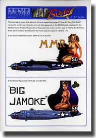  Kits-World/Warbird Decals  1/32 B-25J Meet Mrs Runyon, Big Jamoke WBS132010