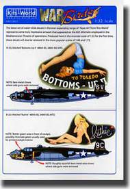  Kits-World/Warbird Decals  1/32 B-25J Bottoms-UP II, Ruthie WBS132012