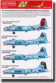 Kits-World/Warbird Decals  1/48 B-17 Flying Fortress WBS148026