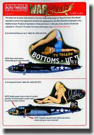  Kits-World/Warbird Decals  1/48 B-25J Bottoms-UP II, Ruthie WBS148034