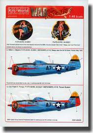  Kits-World/Warbird Decals  1/48 P-47D Sleepy Jean the 3rd, Slick Chick WBS148059