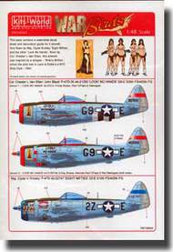  Kits-World/Warbird Decals  1/48 P-47 Look! No Hands, Eight Nifties WBS148064