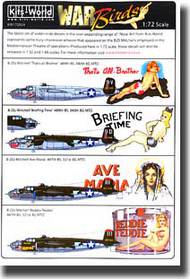  Kits-World/Warbird Decals  1/72 B-25J Ava Maria, Reddie Freddie, That's All-Brother, Briefing Time WBS172024