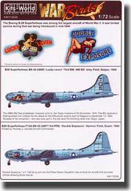  Kits-World/Warbird Decals  1/72 B-29 Lucky Leven, Double Exposure WBS172036