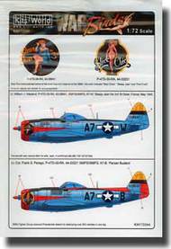  Kits-World/Warbird Decals  1/72 P-47D Sleepy Jean the 3rd, Slick Chick WBS172044