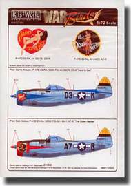  Kits-World/Warbird Decals  1/72 P-47D Hard to Get, The Down Necker WBS172045