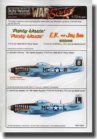  Kits-World/Warbird Decals  1/72 P-51D Panty Waste, EK & Jay Bee Suzanne WBS172047