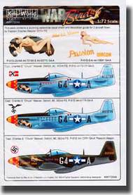  Kits-World/Warbird Decals  1/72 P-51D Passion Wagon Early/Late War & Camouflaged Variations WBS172049