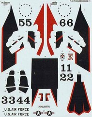  Kits-World/Warbird Decals  1/48 F-4E Phantom II Thunderbirds #48017 WBD48017