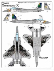  Kits-World/Warbird Decals  1/48 F-15C Eagle Oregon ANG 173rd FW WBD48035