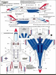  Kits-World/Warbird Decals  1/48 F-35 Lightning II Thunderbirds What If Scheme WBD48041
