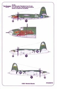 Kits-World/Warbird Decals  1/48 B-26 Marauder Flak Bait & Hard to Get WBD48046