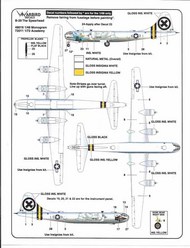  Kits-World/Warbird Decals  1/72 B-29 Superfortress The Spearhead #72011 WBD72011