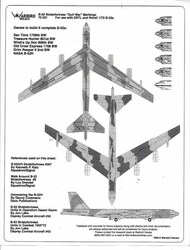  Kits-World/Warbird Decals  1/72 B-52 Stratorfortress Gulf War Markings #72021 WBD72021