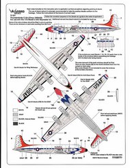  Kits-World/Warbird Decals  1/72 Thunderbirds C-54 Skymaster 1959-63 WBD72037