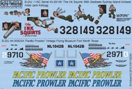  Kits-World/Warbird Decals  1/32 B25J The Ink Squirts, Pacific Prowler WBS132043