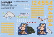  Kits-World/Warbird Decals  1/32 B-17F The Mustang, Lady Luck (D)<!-- _Disc_ --> WBS132092