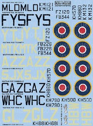  Kits-World/Warbird Decals  1/32 RAF Mustang Aces WBS132106