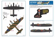  Kits-World/Warbird Decals  1/32 Avro Lancaster Bomber Fan Light Fanny. WBS132137B