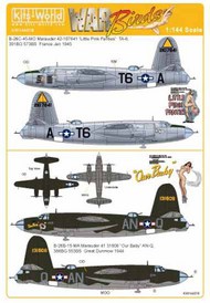  Kits-World/Warbird Decals  1/144 B-26C-45-MO Marauder 42-107841 'Little Pink P WBS144018