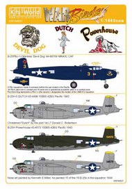  Kits-World/Warbird Decals  1/144 North-American Mitchell B-25H-5 43-4573 'Powe WBS144021