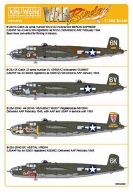  Kits-World/Warbird Decals  1/144 Catch 22 Mitchells North-American B-25H-1NA 4 WBS144023