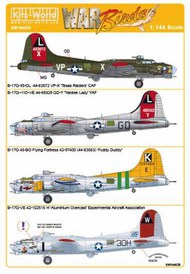  Kits-World/Warbird Decals  1/144 Boeing B-17G-95-DL Flying Fortress 44-83872 V WBS144028